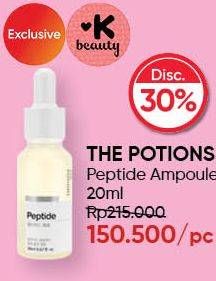 Promo Harga THE POTIONS Peptide Ampoule 20 ml - Guardian