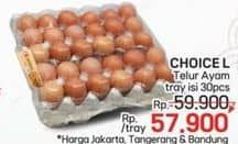 Promo Harga Choice L Telur Ayam Negeri 30 pcs - LotteMart