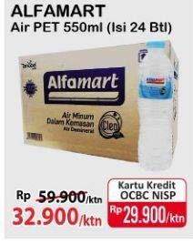 Promo Harga ALFAMART Air Mineral 550 ml - Alfamart