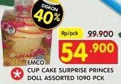 Promo Harga EMCO Cupcake Suprise Princess  - Superindo