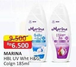 Promo Harga MARINA Hand Body Lotion UV White Healthy Glow 185 ml - Alfamart