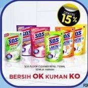 Promo Harga SOS Pembersih Lantai All Variants 750 ml - Superindo