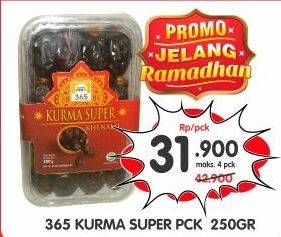 Promo Harga 365 Kurma Super 250 gr - Superindo