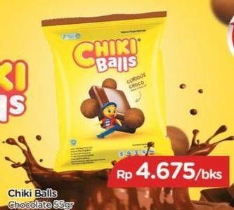 Promo Harga CHIKI BALLS Chicken Snack Coklat 55 gr - TIP TOP