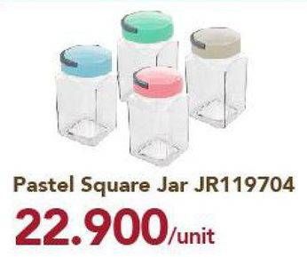 Promo Harga TRANS LIVING Square Jar All Variants 600 ml - Carrefour