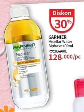 Promo Harga Garnier Micellar Water Oil-Infused 400 ml - Guardian