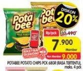 Promo Harga Potabee Snack Potato Chips 68 gr - Superindo