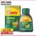 Promo Harga Obh Combi Herbal 60 ml - Alfamart