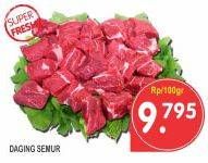 Promo Harga Daging Semur per 100 gr - Superindo