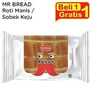 Promo Harga MR BREAD Roti Manis Kasur/Roti Manis Sobek  - Indomaret
