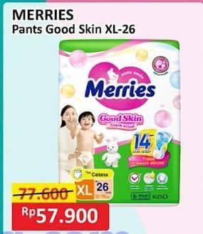 Promo Harga Merries Pants Good Skin XL26 26 pcs - Alfamart