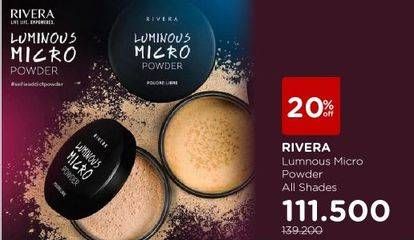 Promo Harga RIVERA Luminous Micro Powder All Variants  - Watsons