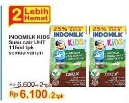 Promo Harga Indomilk Susu UHT Kids All Variants 115 ml - Indomaret