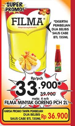 Promo Harga Filma Minyak Goreng 2000 ml - Superindo