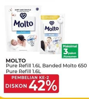 Promo Harga Molto Pure 1600ml + 650ml  - Yogya