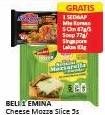 Promo Harga Emina Cheese Slice Mozza 75 gr - Alfamart