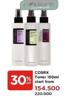Promo Harga COSRX AHA/ BHA Clarifying Treatment Toner 150 ml - Watsons