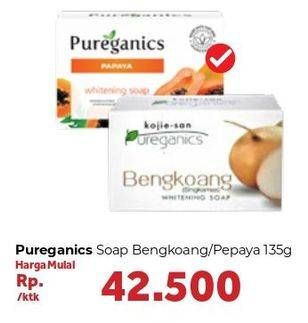 Promo Harga KOJIE SAN Pureganics Whitening Soap 135 gr - Carrefour