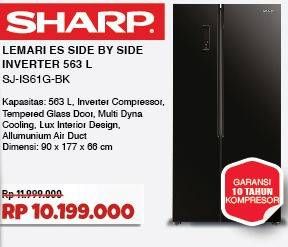 Promo Harga Sharp SJ-IS61G-BK  - COURTS