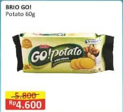 Promo Harga Siantar Top GO Potato Biskuit Kentang 60 gr - Alfamart