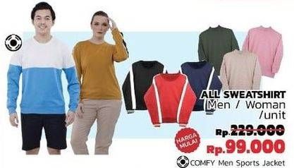 Promo Harga COMFY Sweatshirts Men  - LotteMart