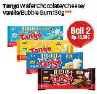 Promo Harga TANGO Long Wafer Cheese, Chocolate, Vanilla Milk, Bubblegum per 2 pcs 130 gr - Carrefour