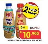Promo Harga NU Milk Tea / Teh Tarik 330 ml - Superindo