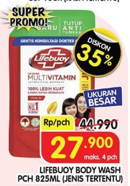 Promo Harga Lifebuoy Body Wash 850 ml - Superindo