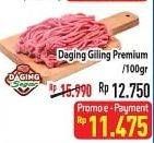 Promo Harga Daging Giling Sapi Premium per 100 gr - Hypermart