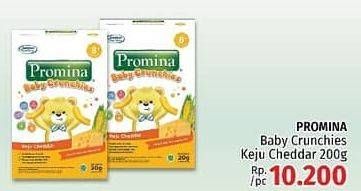 Promo Harga PROMINA 8+ Baby Crunchies Keju 200 gr - LotteMart