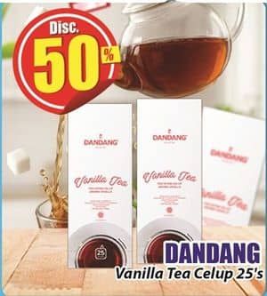 Promo Harga Dandang Teh Celup Vanilla Tea per 25 pcs 2 gr - Hari Hari