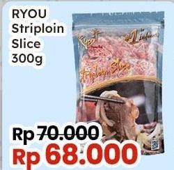Promo Harga Ryou Striploin Strips 300 gr - Indomaret