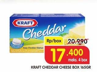 Promo Harga KRAFT Cheese Cheddar 165 gr - Superindo