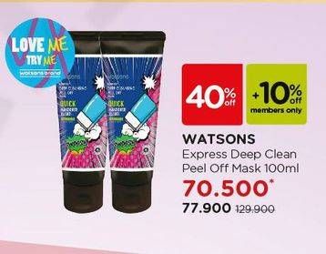 Promo Harga WATSONS Express Mask 100 ml - Watsons