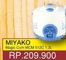 Promo Harga MIYAKO MCM-512 | Rice Cooker 1.2ltr  - Yogya