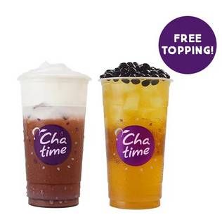 Promo Harga Free Topping! Fave Duo!  - Chatime