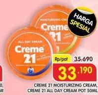 Promo Harga Creme 21 Moisturizing & All Day Cream 50 ml - Superindo