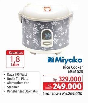 Promo Harga Miyako MCM 528 | Magic Com 1800 ml - Lotte Grosir