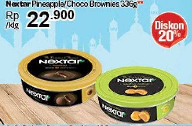 Promo Harga Nextar Nastar Pineapple/Choco Brownies  - Carrefour