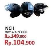 Promo Harga NCH Helm 3/4 JP5 Solid  - Yogya