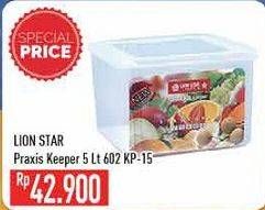 Promo Harga LION STAR Praxis Keeper 5000 ml - Hypermart