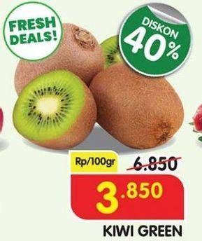 Promo Harga Kiwi Green per 100 gr - Superindo