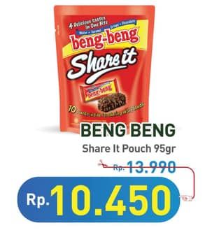 Promo Harga Beng-beng Share It per 10 pcs 9 gr - Hypermart