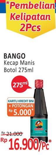 Promo Harga BANGO Kecap Manis 275 ml - Alfamidi