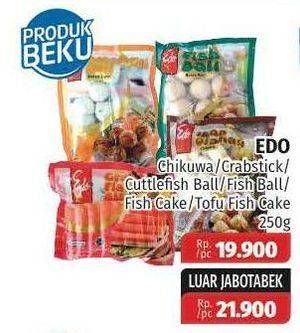 Promo Harga EDO Chikuwa/Crab Stick/Cuttle Fish Ball/Tofu Fish Cake  - Lotte Grosir