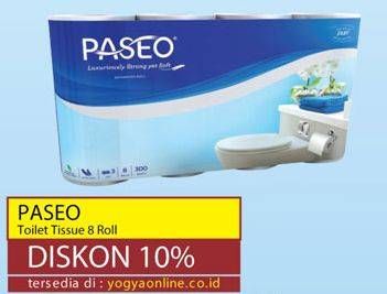 Promo Harga PASEO Toilet Tissue 8 roll - Yogya