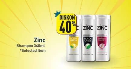 Promo Harga Zinc Shampoo 340 ml - Hypermart