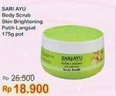 Promo Harga SARIAYU Body Scrub Skin Brightening Putih Langsat 175 gr - Indomaret