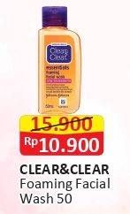 Promo Harga CLEAN & CLEAR Facial Wash 50 ml - Alfamart