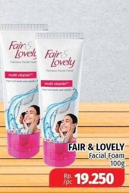 Promo Harga GLOW & LOVELY (FAIR & LOVELY) Multivitamin Facial Foam 100 gr - Lotte Grosir